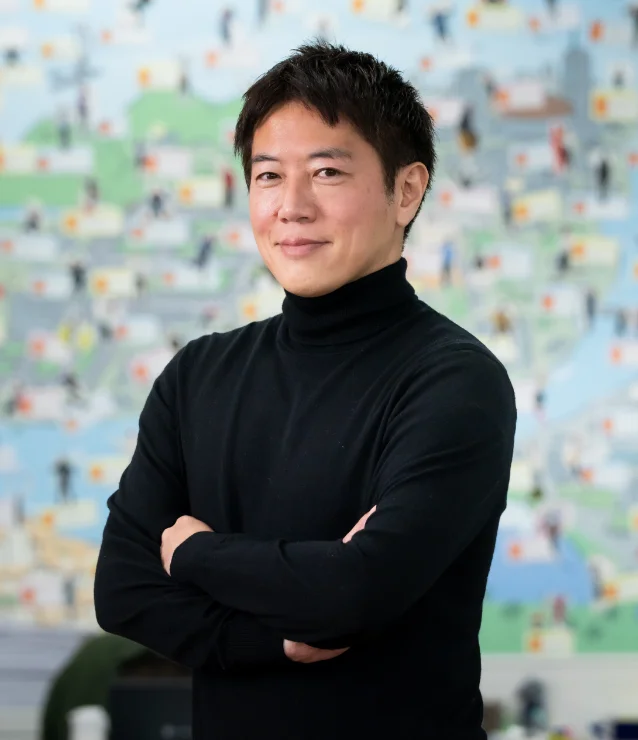 代表取締役 CEO江上 喜朗の写真